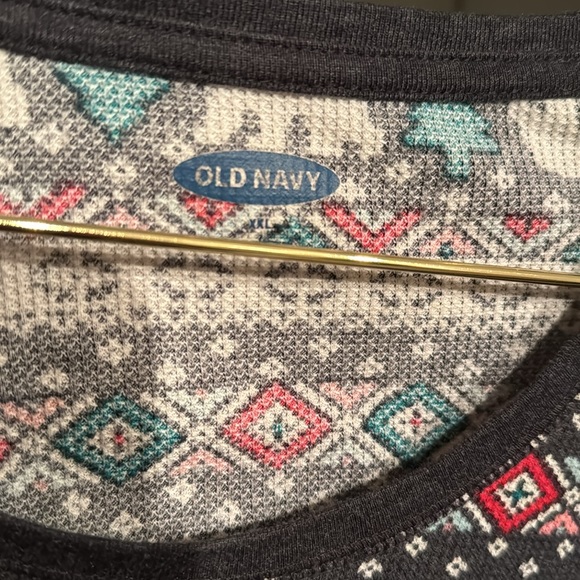 Winter print thermal long sleeved shirt - Picture 2 of 3